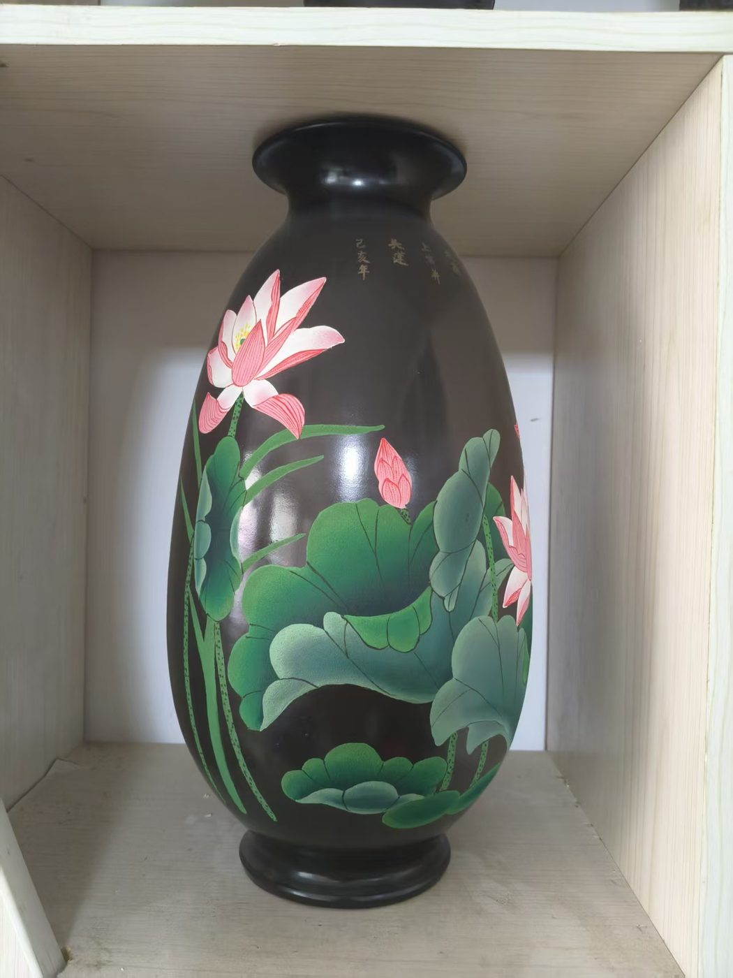 Hand-Carved Black Pottery Vases & Sets 12
